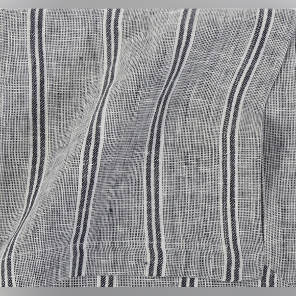 NWT Pom Pom at Home Mendocino 100% Linen Table Napkins Set of 4 Navy & White - Picture 4 of 5